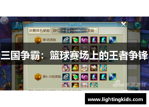 三国争霸：篮球赛场上的王者争锋